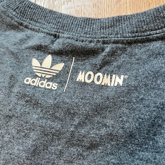 Adidas x Moomin Collection Rare Long Sleeve Top in Grey - Picture 8 of 10